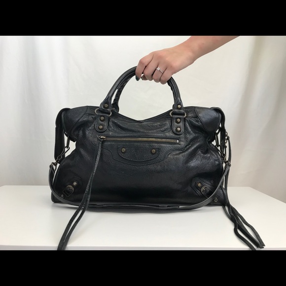 BALENCIAGA Classic City Leather Bag - Picture 1 of 7